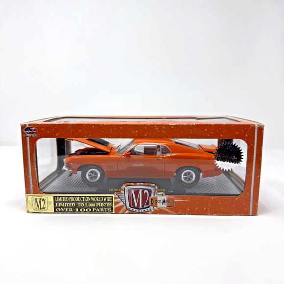 M2 Machines Detroit Muscle LE 1970 Mustang Boss 429 Diecast Scale 1:24 New 2011 - Picture 1 of 16